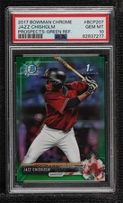 2017 Bowman Chrome Prospects Green Refractor 53/99 Jazz Chisholm PSA 10 0rm0