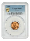 1909 1C Lincoln PCGS MS66RD - Lincoln Cent (Wheat Reverse) - First Year of Issue