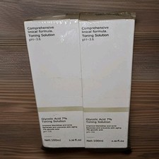 2 Pack Glycolic Acid 7 Toning Solution. 100 ml 3.38 fl oz 2027 SEALED