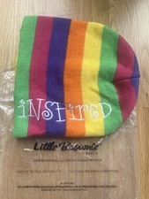 Girl Scouts Little Brownie Bakers Inspired Rainbow Winter Beanie - Never Worn