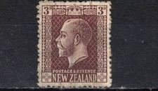 NEW ZEALAND 1915 KING GEORGE V SURFACE USED