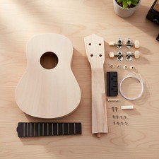 21-Inch Customizable Ukulele Kit for Family Fun   Easy Assembly Included