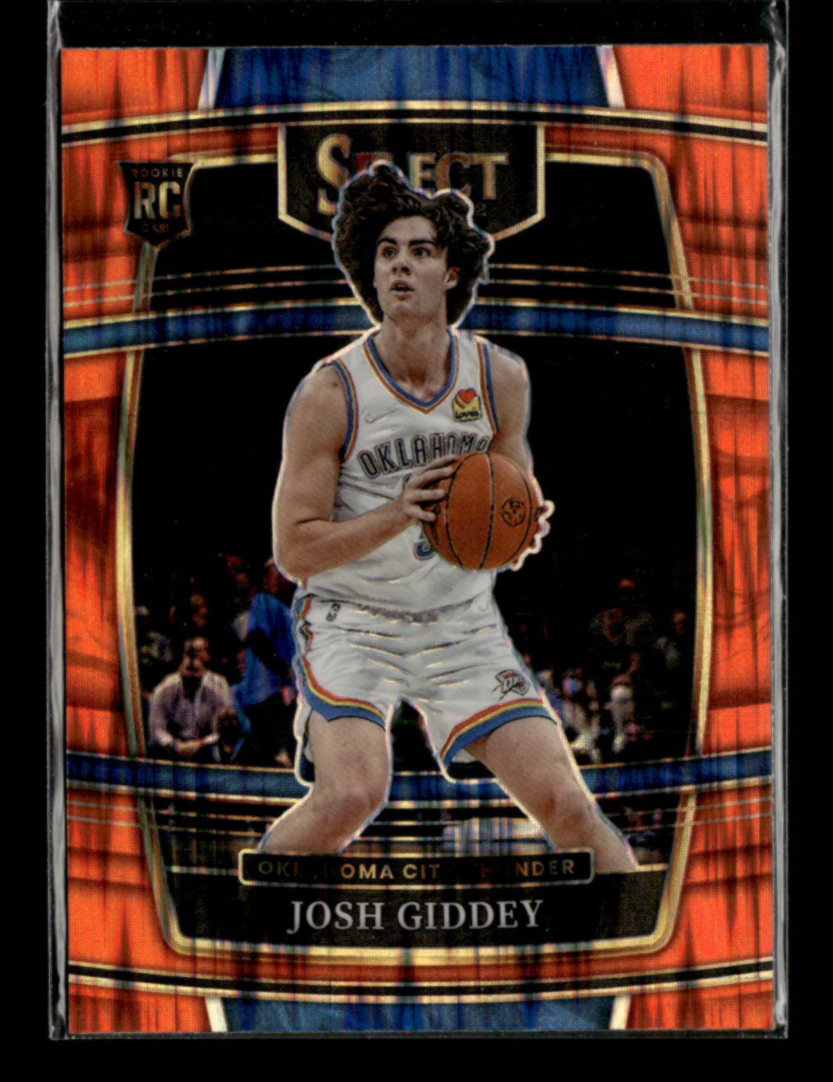 Josh Giddey 2021-22 Panini Select Basketball Concourse RC Orange Flash ① [jm81