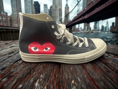 Converse x Comme Des Garcons Play Chuck 70 Hi Sneakers - 150204C Men's Size 12