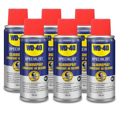 WD-40 SPECIALIST 6x 100 ml HOCHLEISTUNGS-SILIKONSPRAY SCHMIERMITTEL TRENNMITTEL