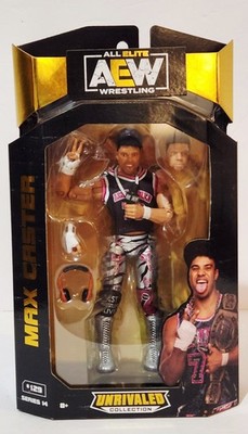 Max Caster - AEW Unrivaled 14 #129 Jazwares Toy Wrestling Action Figure New 2024