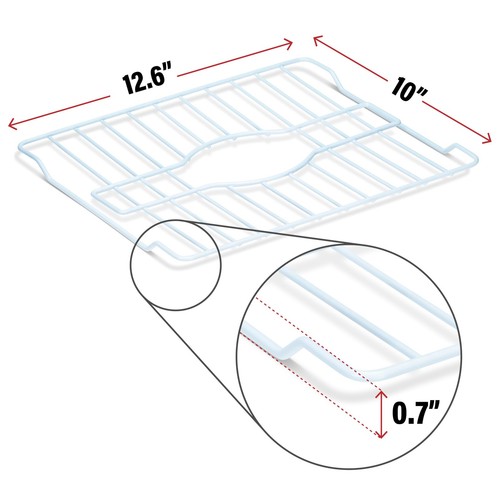 Sink Protectors for Kitchen Sink, 12" x 10" Metal Dish Drying Rack for Sink, ... - Picture 3 of 8