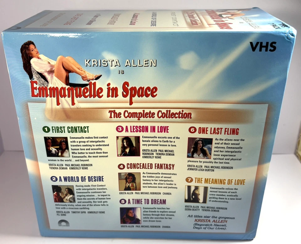 EMMANUELLE IN SPACE Complete Collection VHS Box Set Krista Allen RARE SEALED - Image 4 of 4