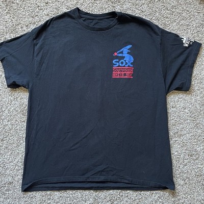 Chicago White Sox Sentrock Black T-Shirt Southside MLB Artist Sz M