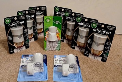 Air Wick Advanced WARMER Lot ( + 2 Glade)  Air Freshener Plug-ins