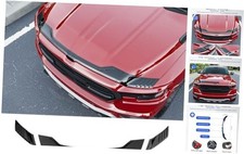 Hood Deflector Compatible with 2019-2026 Dodge Ram 1500 Hood Glossy Black