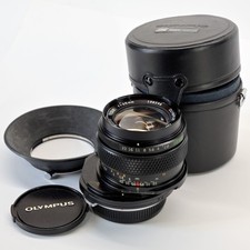 OLYMPUS Zuiko OM 35mm f2.8 SHIFT LENS Spotless Optics & Orig Caps, Case, Hood