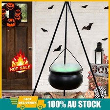 Halloween DecDS Outdoor Large Witches Cauldron on Tripod with Light Yard Decor