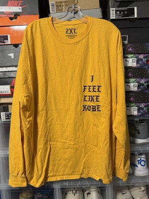 Kanye West Yeezy I Feel Like Kobe Mamba Day Life of Saint Pablo Tour Merch XXL
