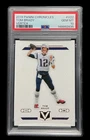 2019 panini vertex #V22 tom brady; simple SP insert PSA 10  **PATS BLANK SLATE**