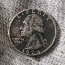1973 Washington Quarter 25C Copper Circulated US Coin