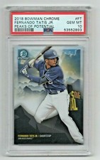 2018 Bowman Chrome Peaks of Potential * RC * Fernando Tatis Jr. * #FT * PSA 10