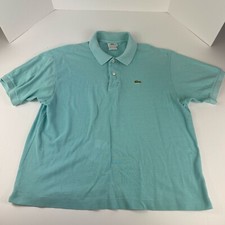 Lacoste Men's Short Sleeve Classic Fit Polo Shirt Size 6 Light Blue Pullover