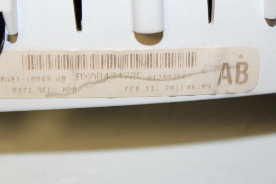 Cuadro de instrumentos velocímetro panel de instrumentos Ford Flex 2011 2012 73.886 millas Foto 3 de 4