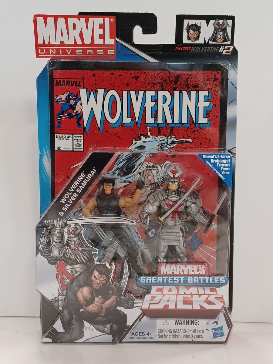 Marvel Universe Wolverine #2 Facsimile Silver Samurai Figure Comic