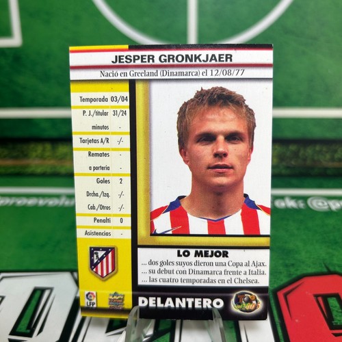 GRONKJAER 176 FOIL -ATLETICO MADRID-MUNDICROMO FICHAS LIGA TOP 2002 2003 CARD - Imagen 2 de 2