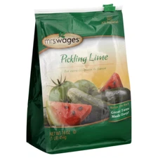 Mrs. Wages Pickling Lime 1 lb for Home Canning and Preserving Vegetables