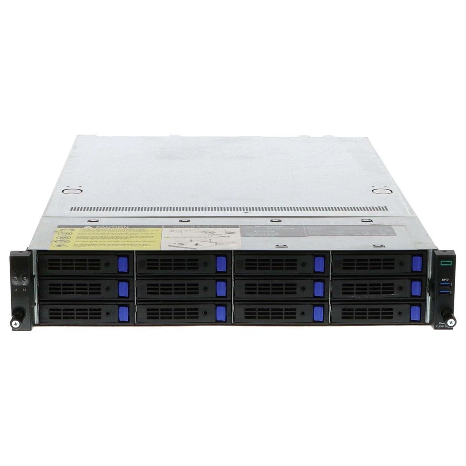 HPE Storage Server Cloudline CL2200 Gen10 12x LFF 2x SFF CTO Chassis 880792-B21