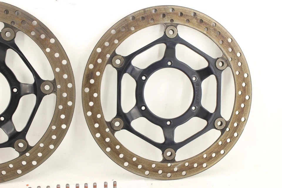 Rotores de freno delanteros izquierdo derecho Honda Cbr1000rr 2008 discos 45120-mfl-003 Foto 4 de 4