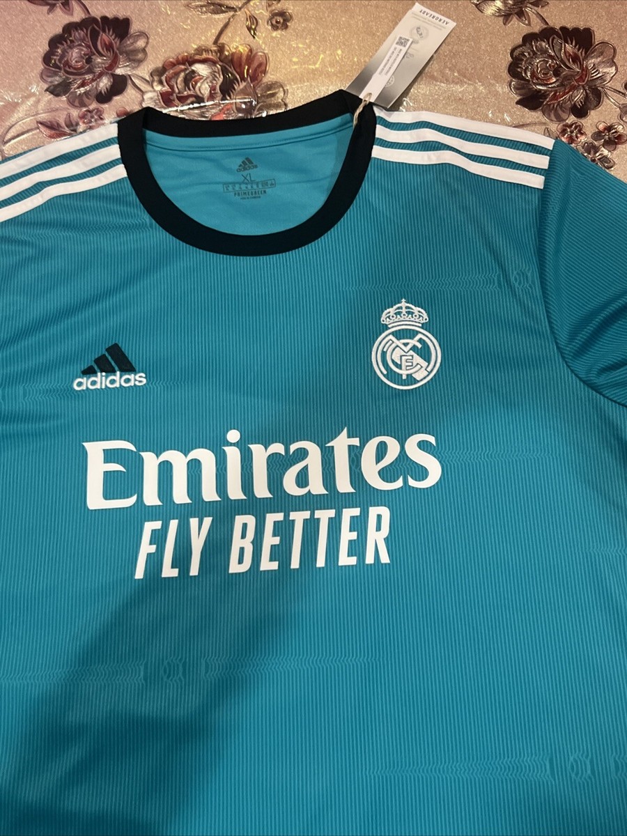 adidas Real Madrid シャツ Mサイズ 水色 adidas Real Madrid