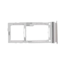 SIM Micro SD Card Tray Dual for Samsung Galaxy A52 Silver Holder Slot Insert