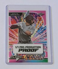 🔥 Gavin Grahovac -2023 LEAF *FLASH OF COLOR* RC Pink Clear