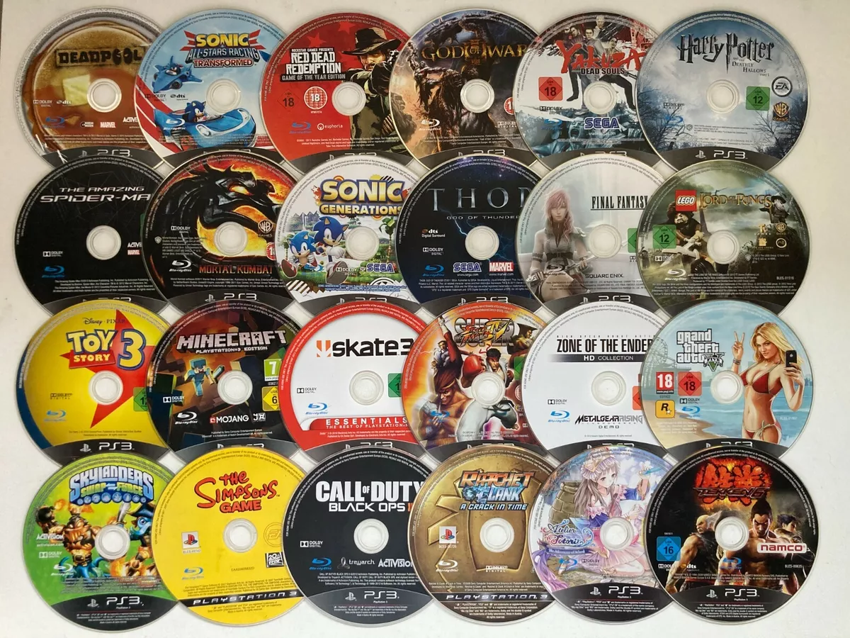 Sony PlayStation 3 PS3 Games - Disc Only - Large Selection - REGION FREE