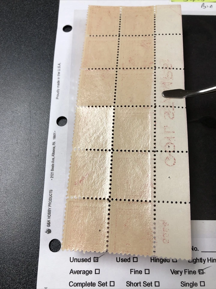 US 425 Washington 2C Plate Block of 12 With Imprint Coil Stamps Pl#6570 Superb - Image 4 of 4