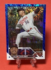 2023 Topps Update Blue Foilboard /999 #US258 Caleb Thielbar Minnesota Twins