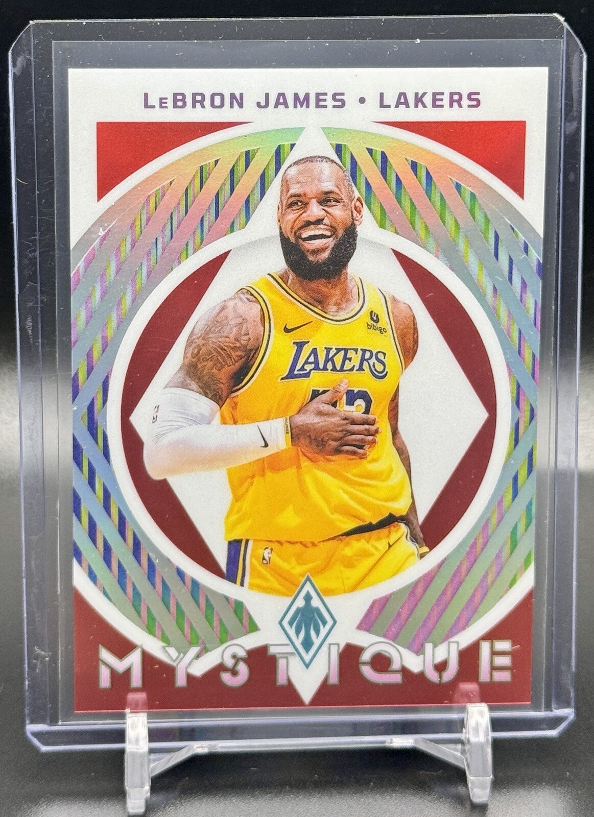 2023-24 Panini Phoenix LeBron James Mystique #14 Red /125 - Los Angeles Lakers