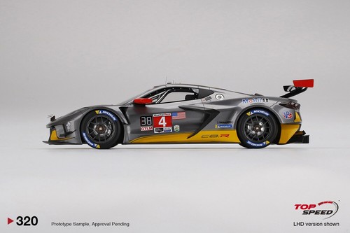 CHEVROLET CORVETTE C8.R NO.4 2020 IMSA 24H DAYTONA (RESIN) TOPSPEED TS0320 1/18 - Picture 3 of 7