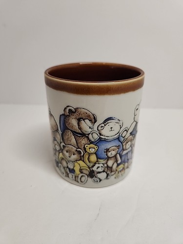 Taza de fiesta de oso Jan Jameson vintage de colección Otagiri Japón - en relieve - Imagen 2 de 9