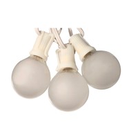 Globe Light Strand White 50ft Frosted Bulbs- Wedding Lights G40 Globe Lights on sale Globe Light Strand White 50ft Frosted Bulbs- Wedding Lights G40 Globe Lights on sale
