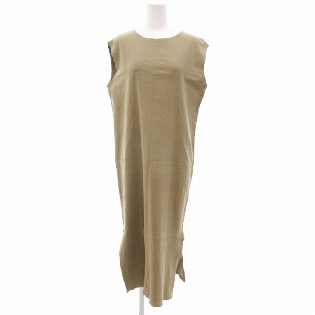 Ron Herman Ribbed Dress Long Maxi Sleeveless XS Khaki JS Ron Herman Ribbed Dress Long Maxi Sleeveless XS Khaki JS