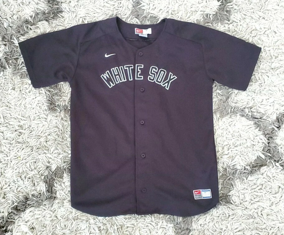 Chicago White Sox Nike Youth Batting Practice Jersey Size Large Black - EUC