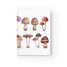 Mushroom - Journal, 128 lined pages