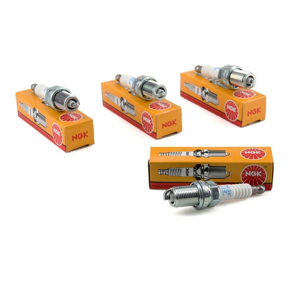 4X NGK 7642 BKR5EZ ZüNdkerze FüR Fiat Bravo Doblo Multipla Panda Punto Stilo-image