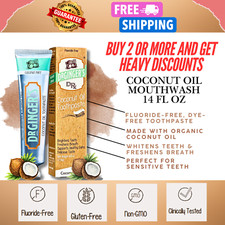 Dr. Ginger's Coconut Oil Toothpaste All-Natural Oil Coconut Mint Flavor 4 fl oz