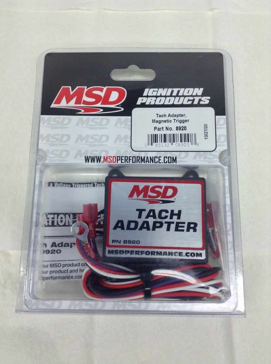 MSD 8920 Tach Adapter Magnetic Pickup Ignition Systems | eBay