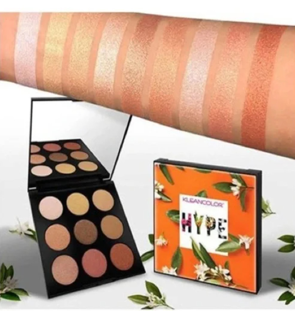 Palette Kleancolor Hype 9 Creamy Powder