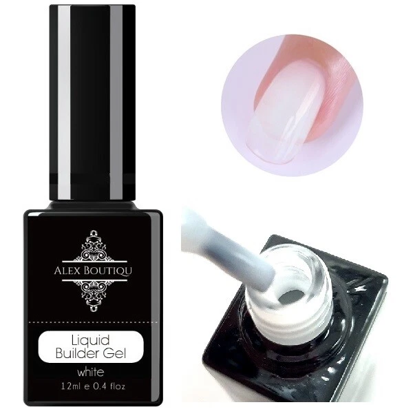 LIQUID HARD GEL BUILDER UV LED Nail Extension In a Bottle Clear BIAB Sculpture