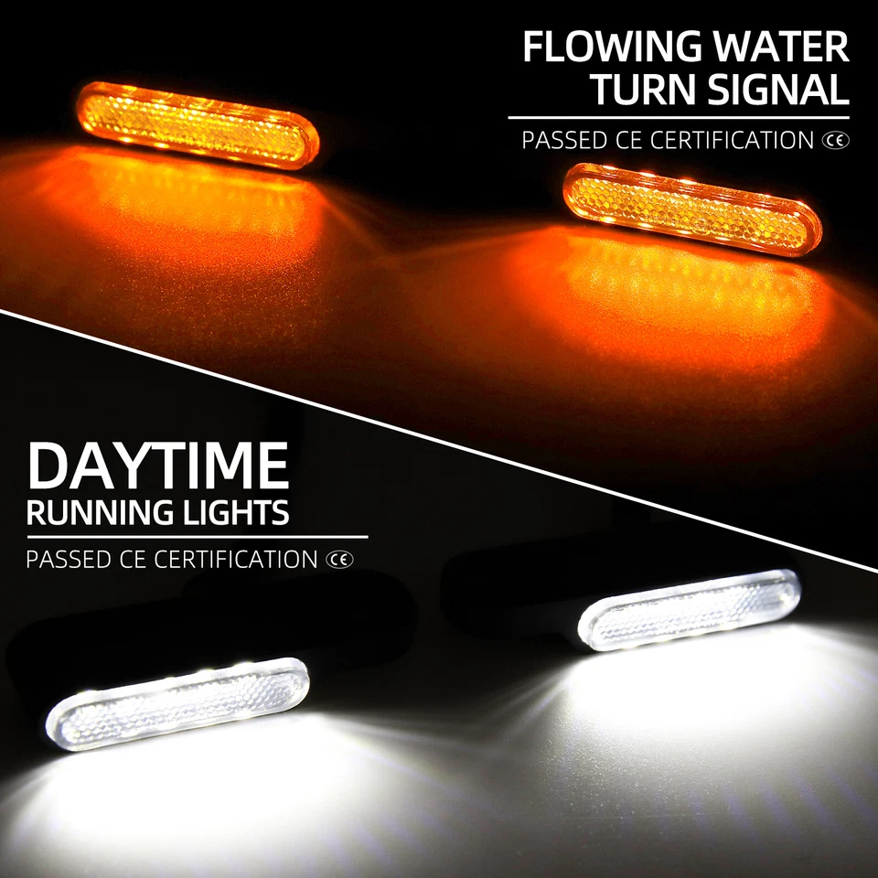 Luzes de circulação pisca-pisca LED para motocicleta Harley Sportster 1200 883 - Imagem 4 de 4