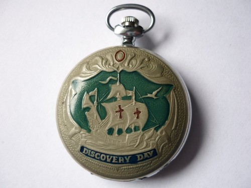 Molnija Molnia OROLOGIO DA TASCHINO DISCOVERY DAY CRISTOFORO COLOMBO RARA |  eBay