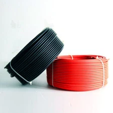 1 Pair Black + Red Solar Panel Extension Cable Wire PV Connector 10/12/14 AWG