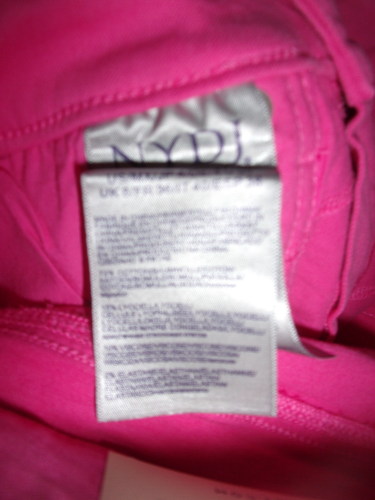 NWT PEONY PINK NYDJ LIFT TUCK MARILYN STRAIGHT ANKLE JEANS PANTS 4 $109 - Picture 5 of 6